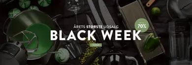 KitchenOne Black Week 2025 – Spar op til 70 % på køkkenudstyr og designfavoritter
