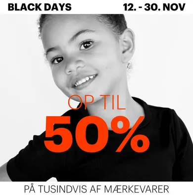 I dag starter Magasins Black Days – op til 50% på tusindvis af mærkevarer