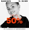 I dag starter Magasins Black Days – op til 50% på tusindvis af mærkevarer