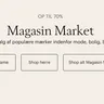 VILDT TILBUD på Magasin Market: Gør et kup på populære mærker med op til 70% rabat!