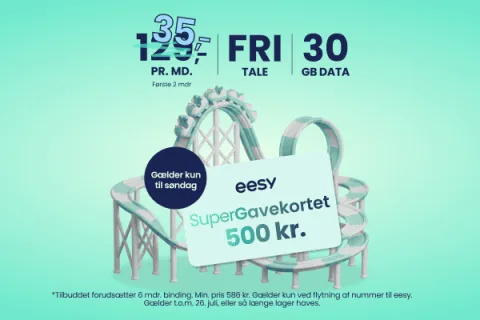 eesy lokker med 500 kr. gavekort – et af sommerens bedste mobiltilbud?